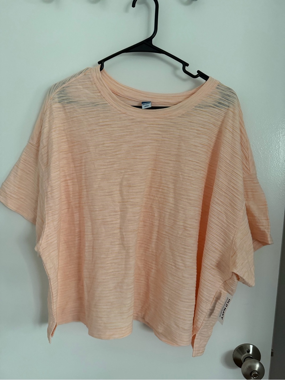 Old Navy Peach Short Sleeve Relaxed Tee
